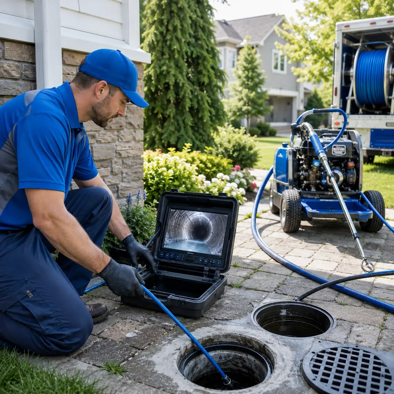 Outdoor drain cleaning professionals serving Kingsville, TX